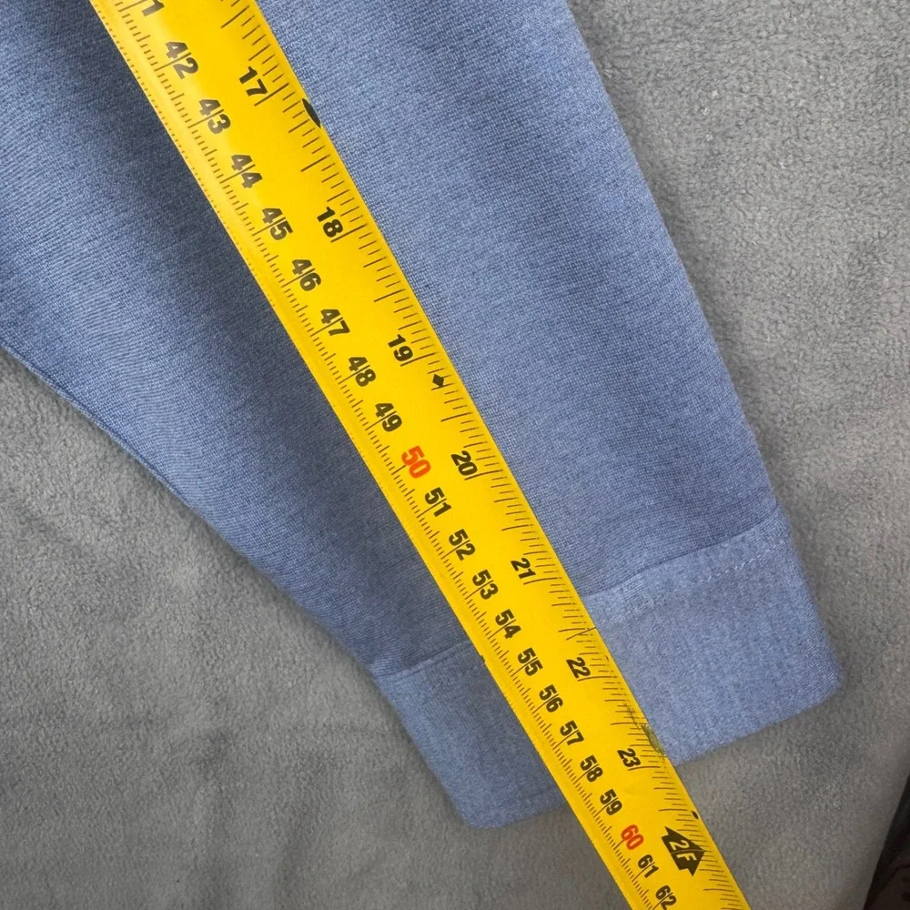 Brooks Brothers Mens 2XL Light Blue Mock Neck‎ Henley Pullover Long Sleeve Shirt